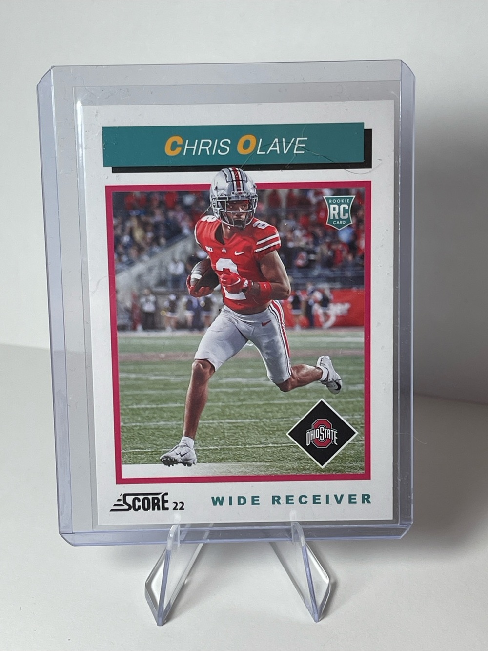 Panini Chris Olave Rookie Card - Blue & Green